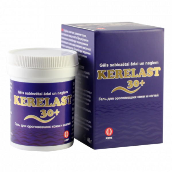 Kerelast 30+, gels sabiezētai ādai un nagiem, dr.Leopolds, 40 G