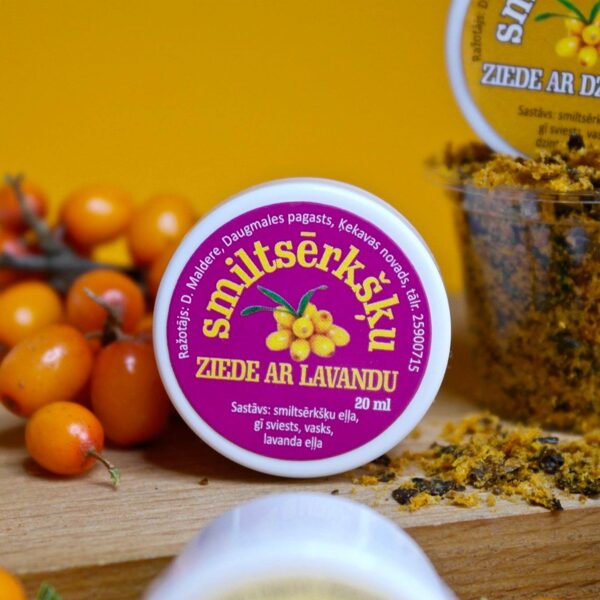 Smiltsērkšķu ziede ar lavandu, 20ml